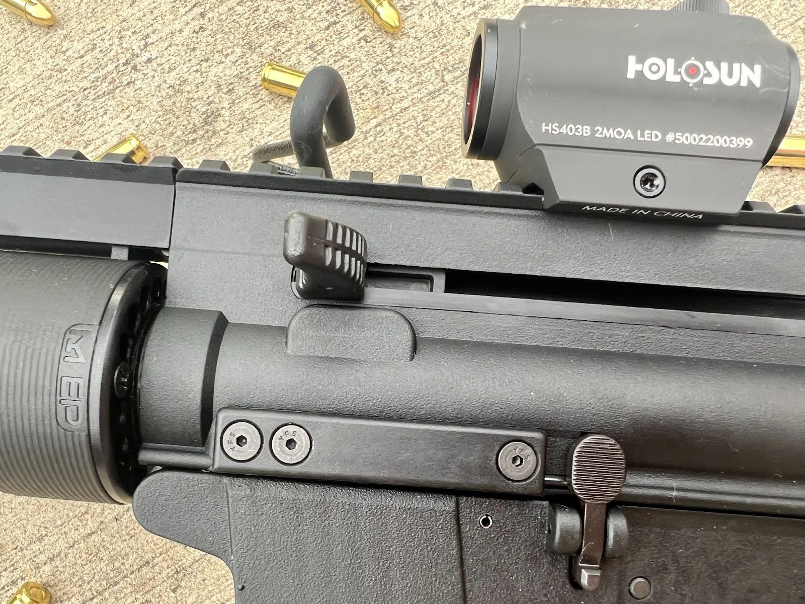 extar ep9 with holosun 403b mounted