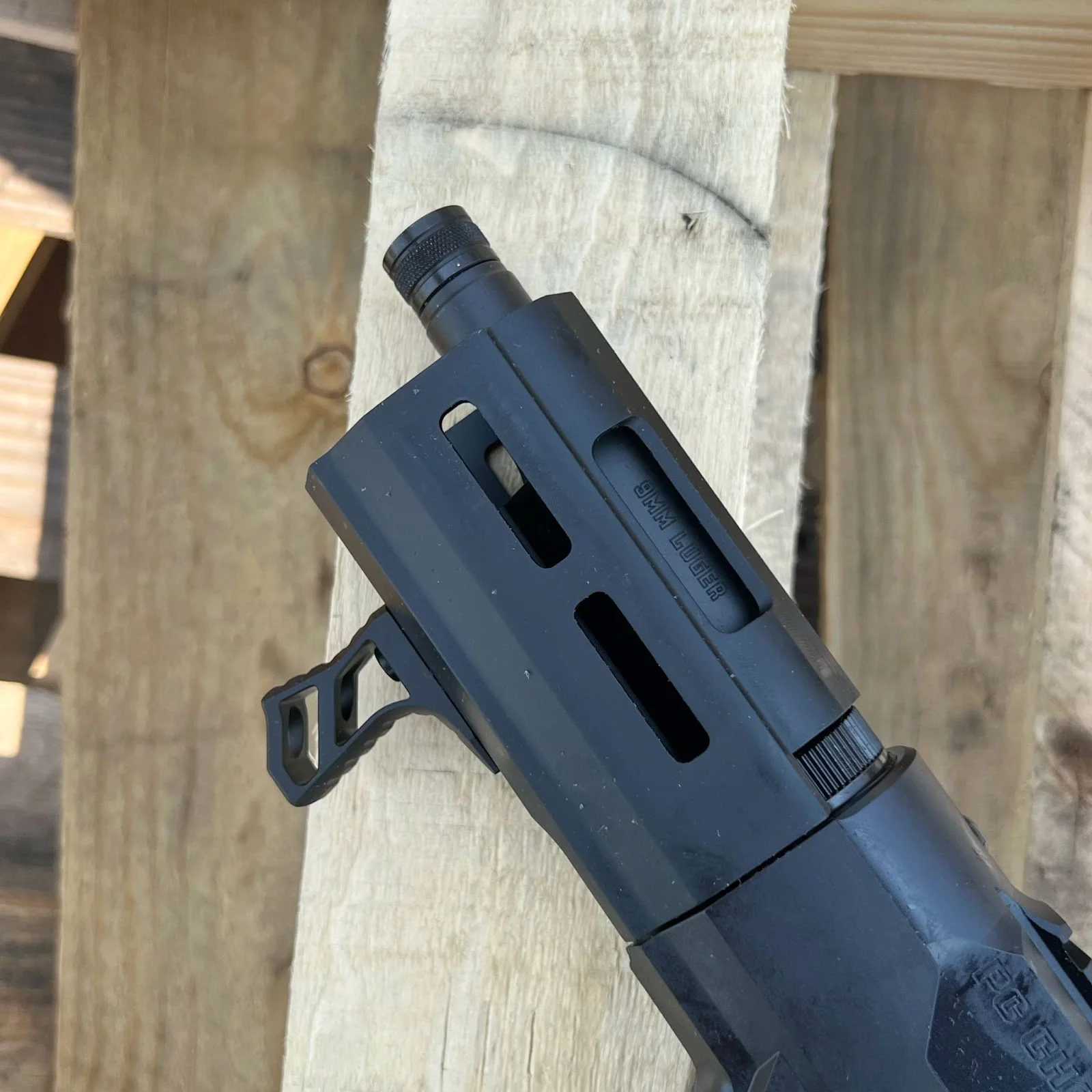 ruger pc charger review close up handstop