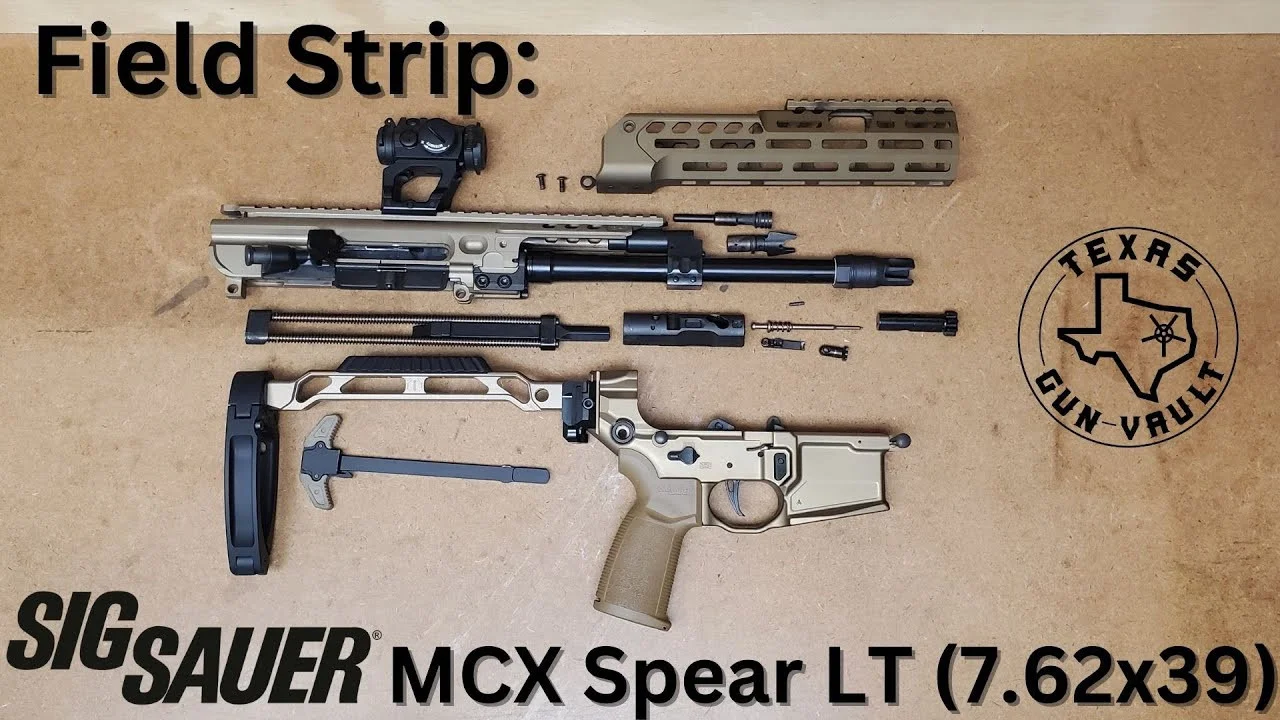 sig sauer mcx spear lt field strip