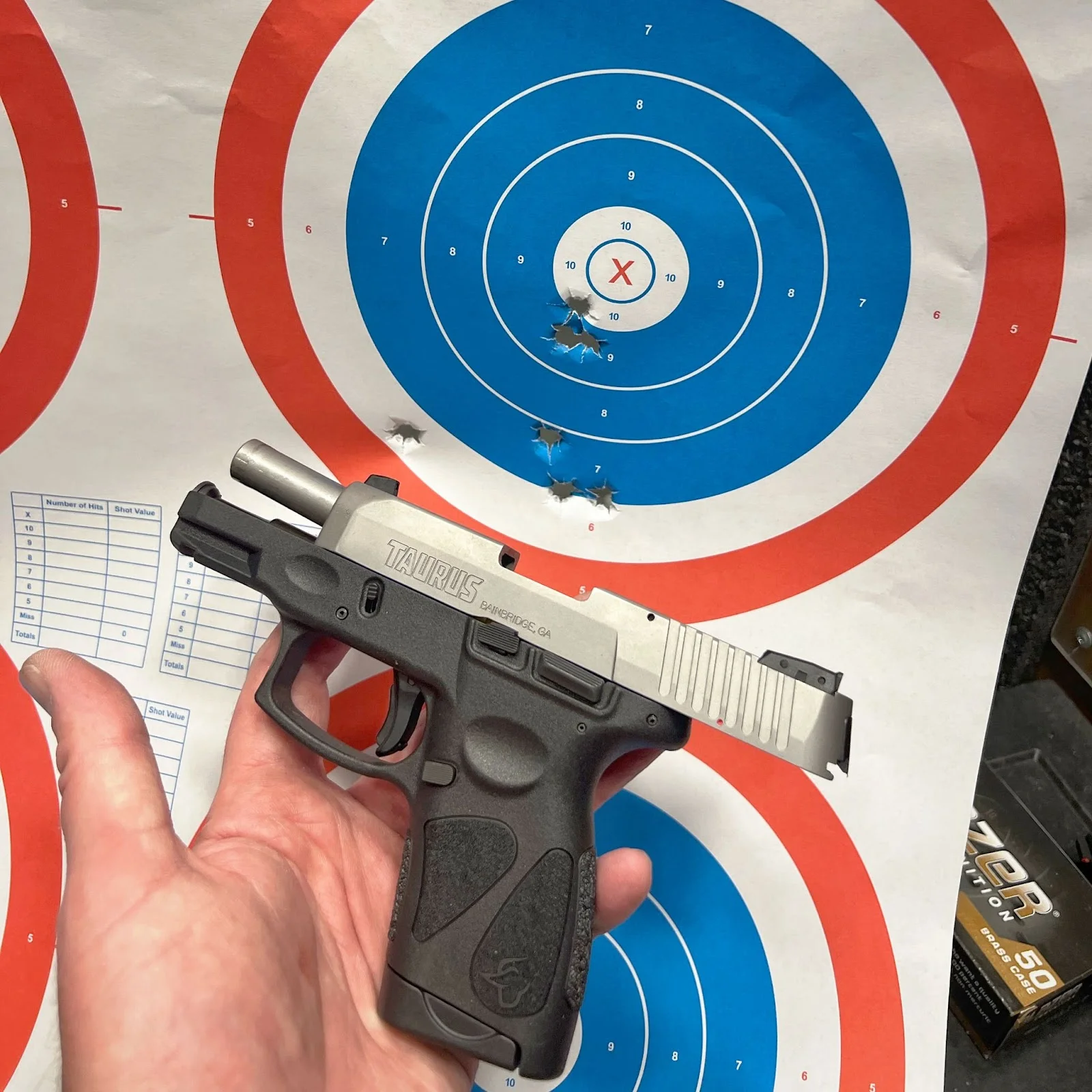 taurus g2s review range test groupings