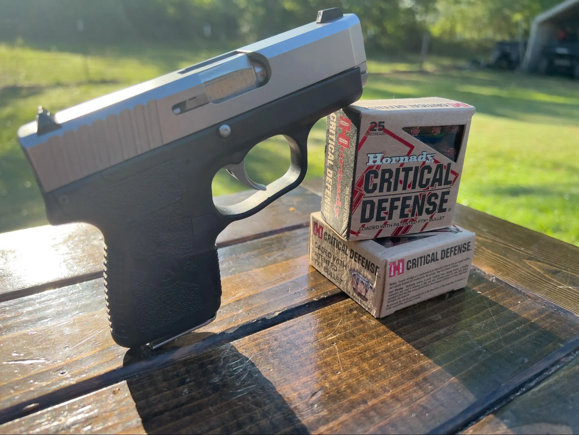 kahr cm9 with hornady critical defense ammo