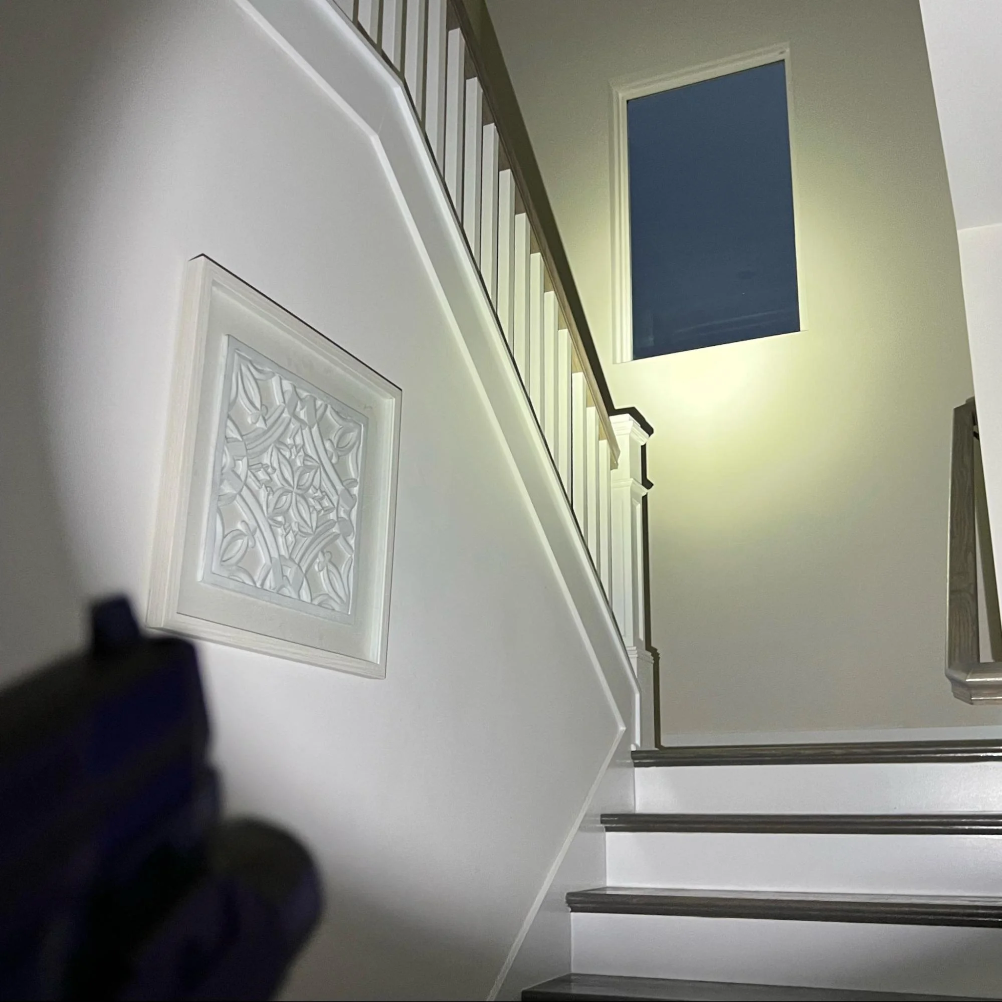 lapg sliderail xwl weapon light test at night in home