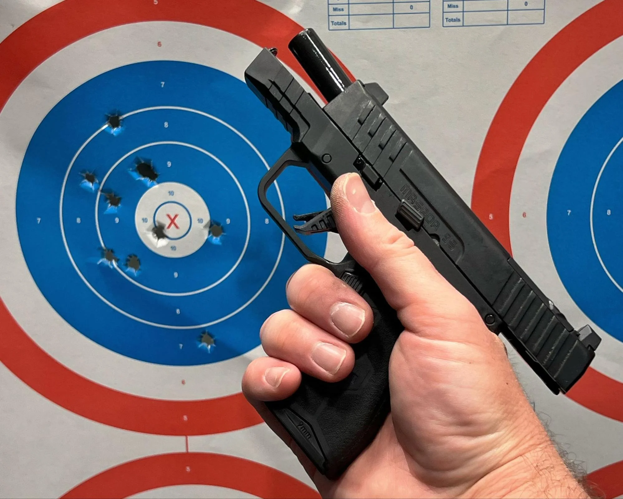 masada 9s slim hands on review and range test with groupings