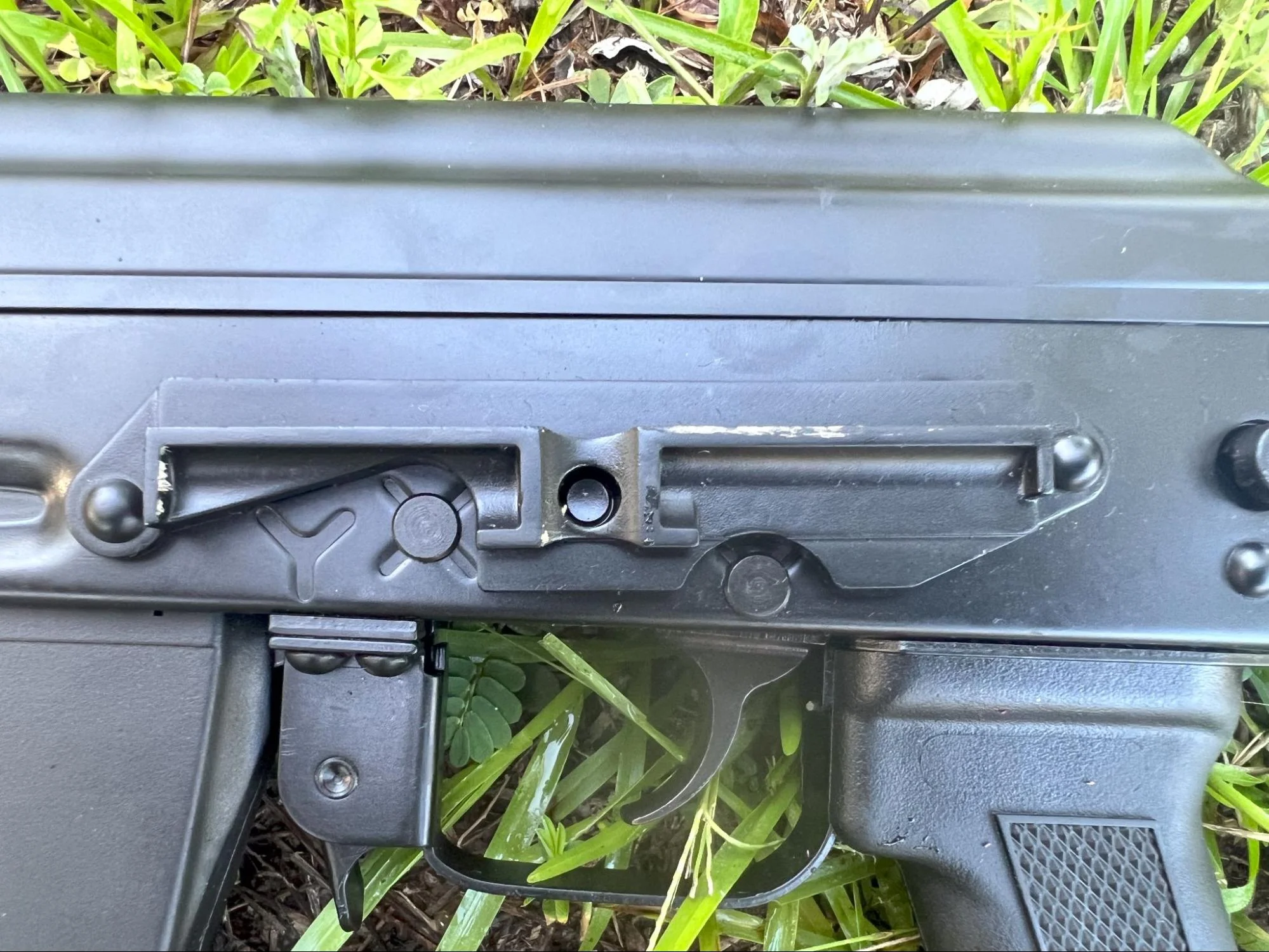 psa palmetto state armory ak74 ak-74 trigger close up