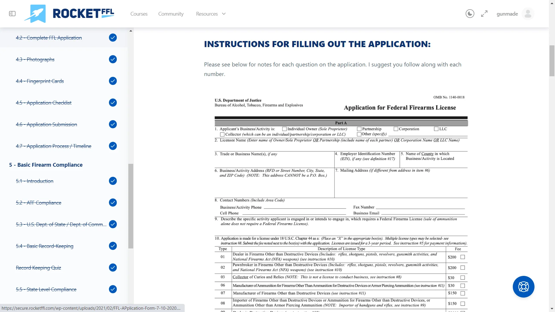 rocketffl course section 4