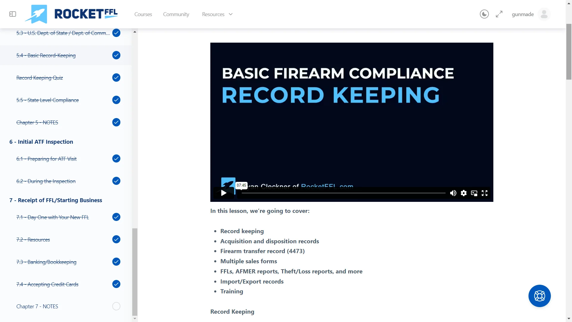 rocketffl course section 5