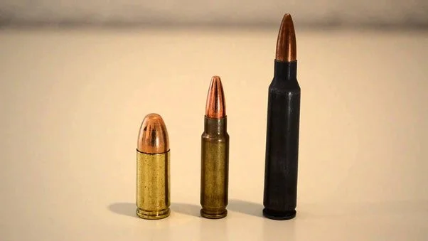 9mm, 5.7x28, and .223 Remington