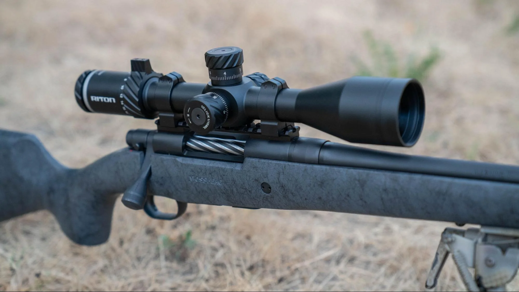 Riton Optics 3 PRIMAL 3-18x50mm Rifle Scope on mossberg patriot