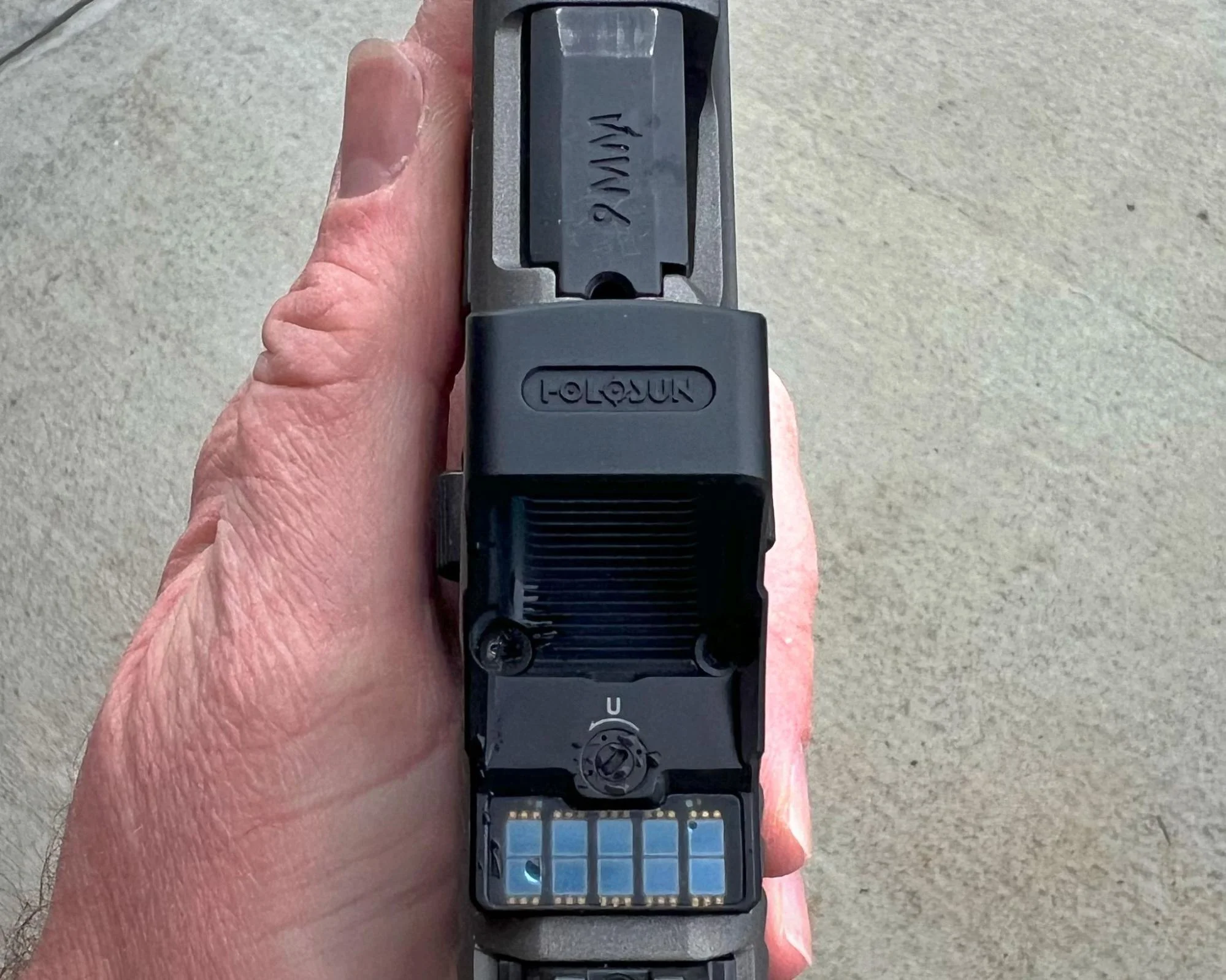 holosun scs aerial view solar panel