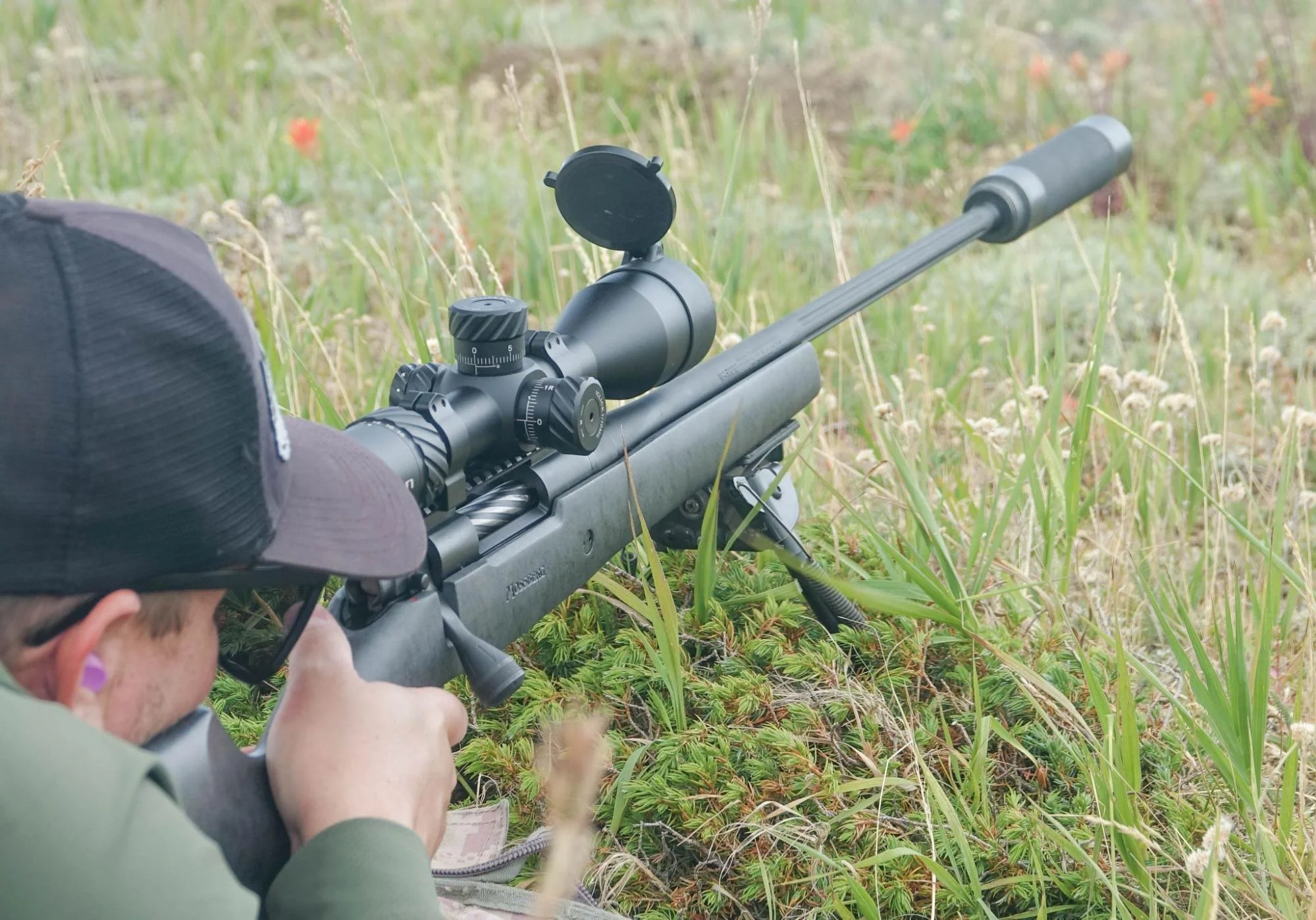 mossberg patriot lr hunter scoped in