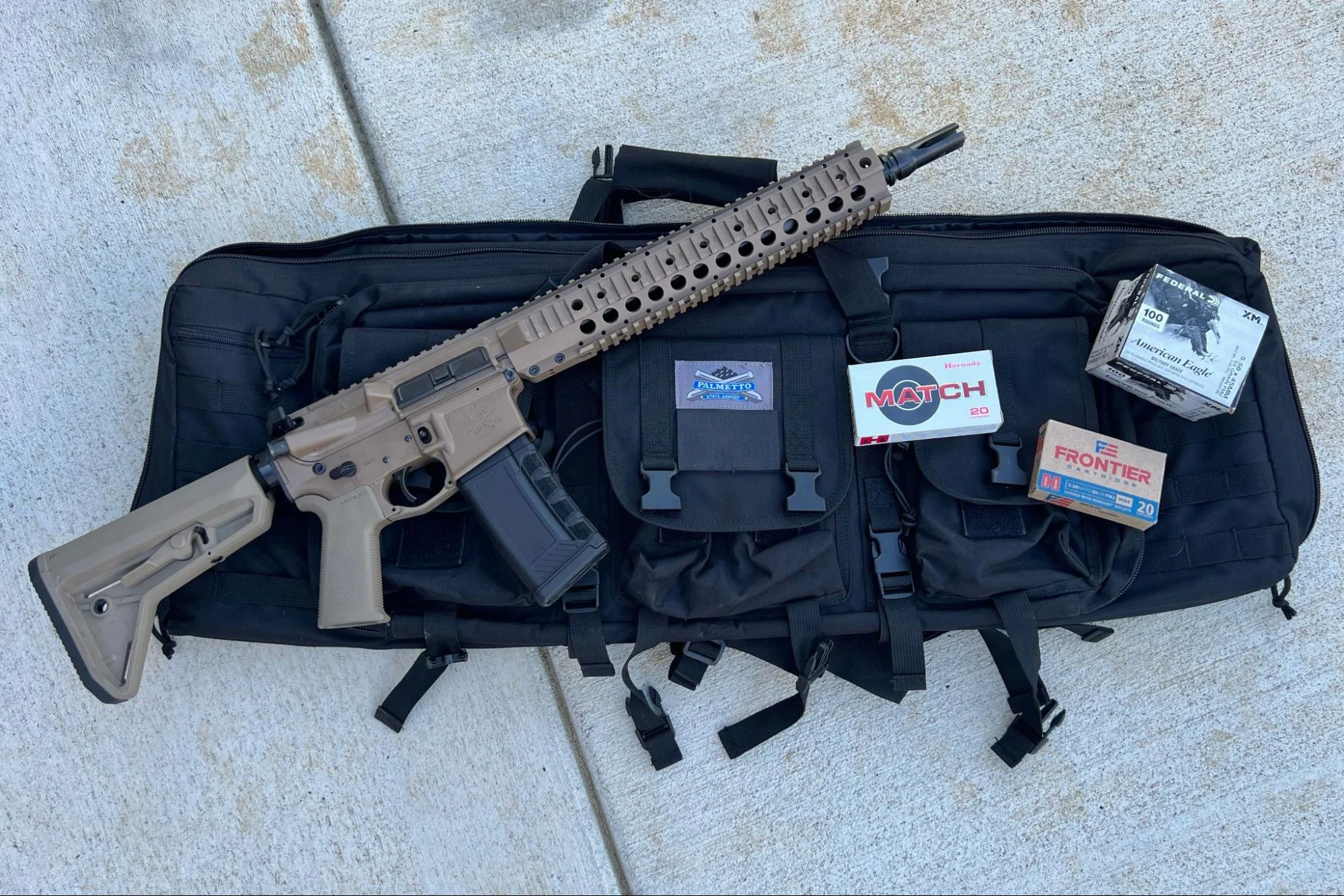 palmetto state armory sabre review with hornady match frontier federal ammo