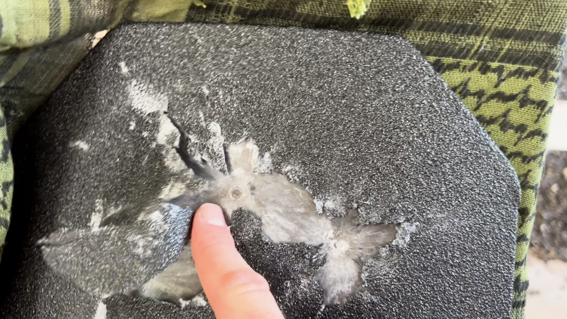 rts tactical level iii+ plate Results after shooting the plate with the AK-47