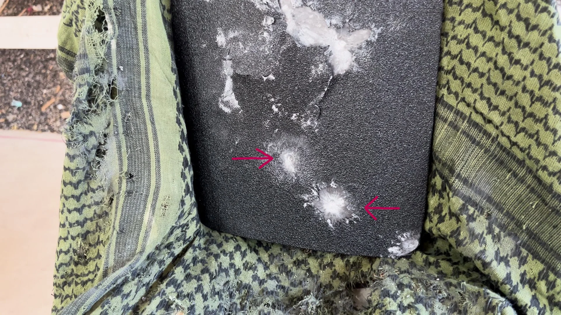 rts tactical level iii+ plate XM193 on the left, M855 on the right