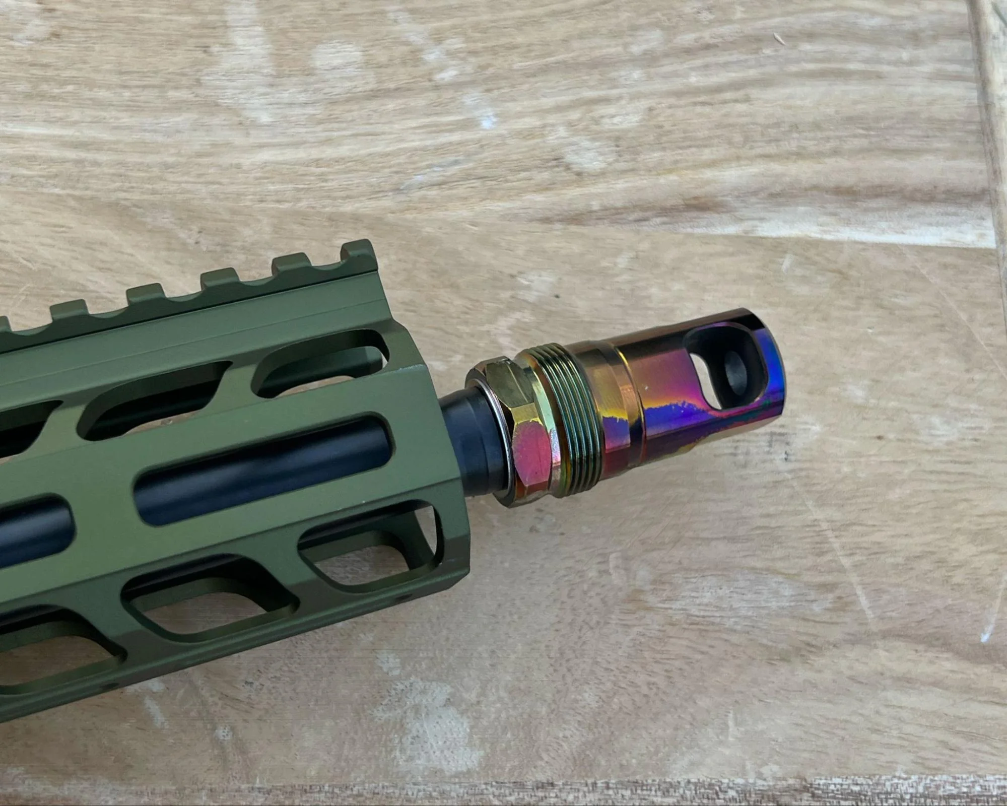 stag spctrm rifle charging handle muzzle brake