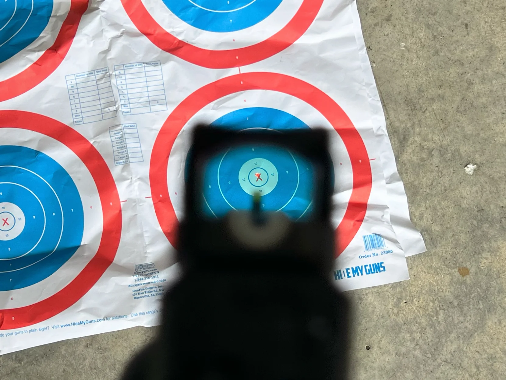 trijicon rmr type 2 review red dot reticle view