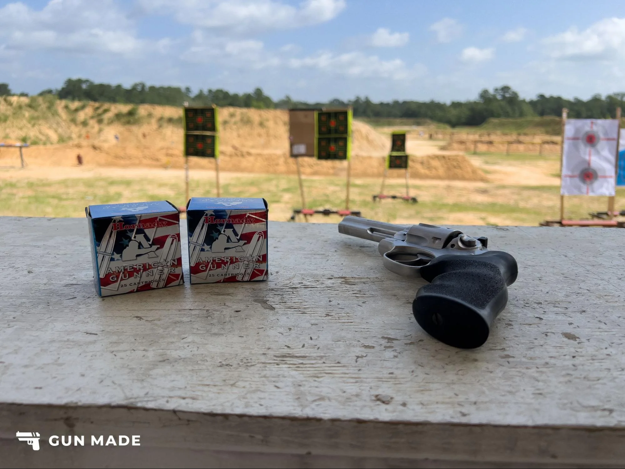 at the range with the ruger gp100