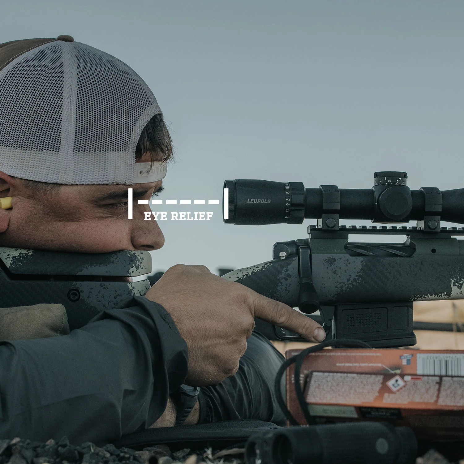 eye relief demonstration