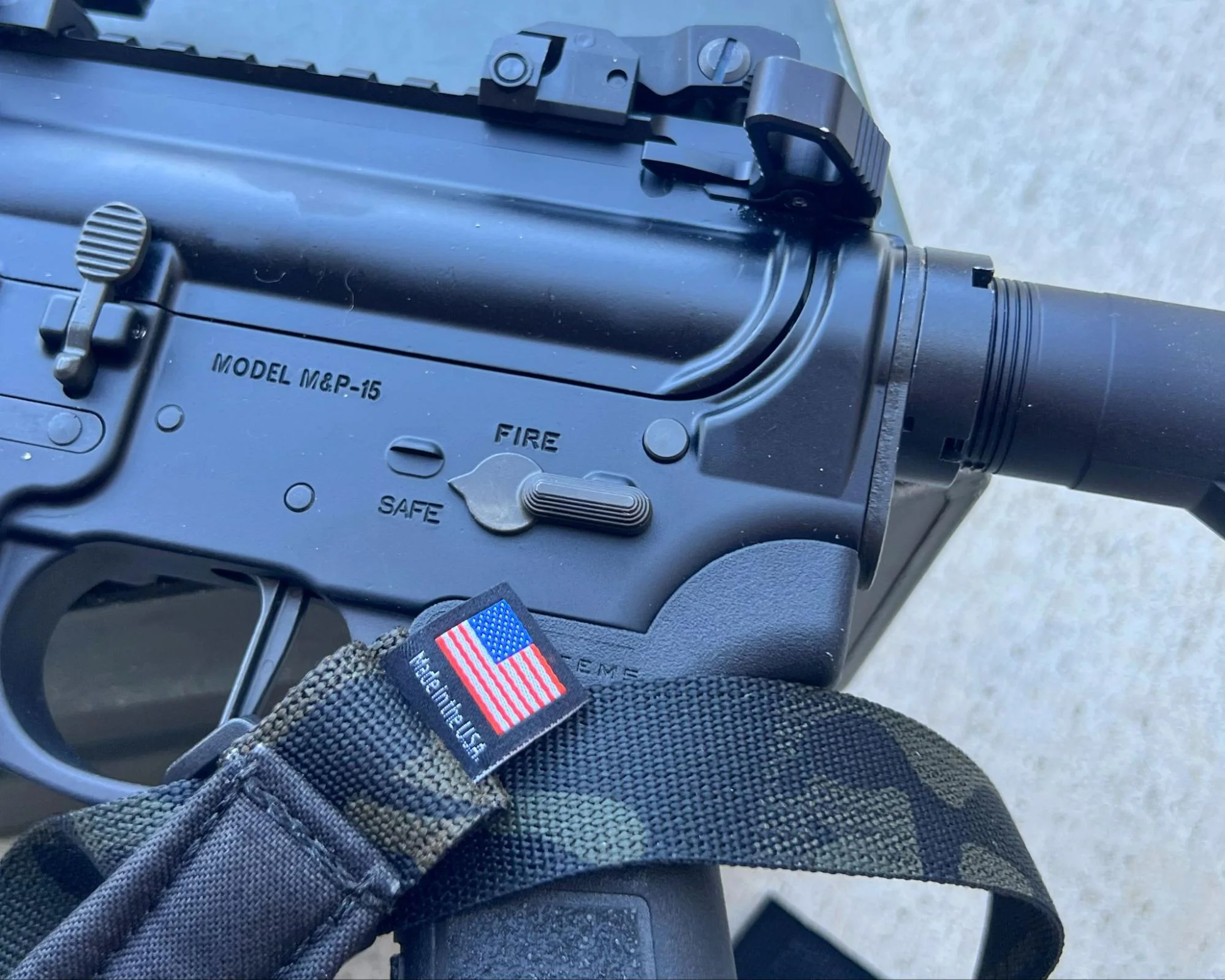 flatline fiber sling review m&p15