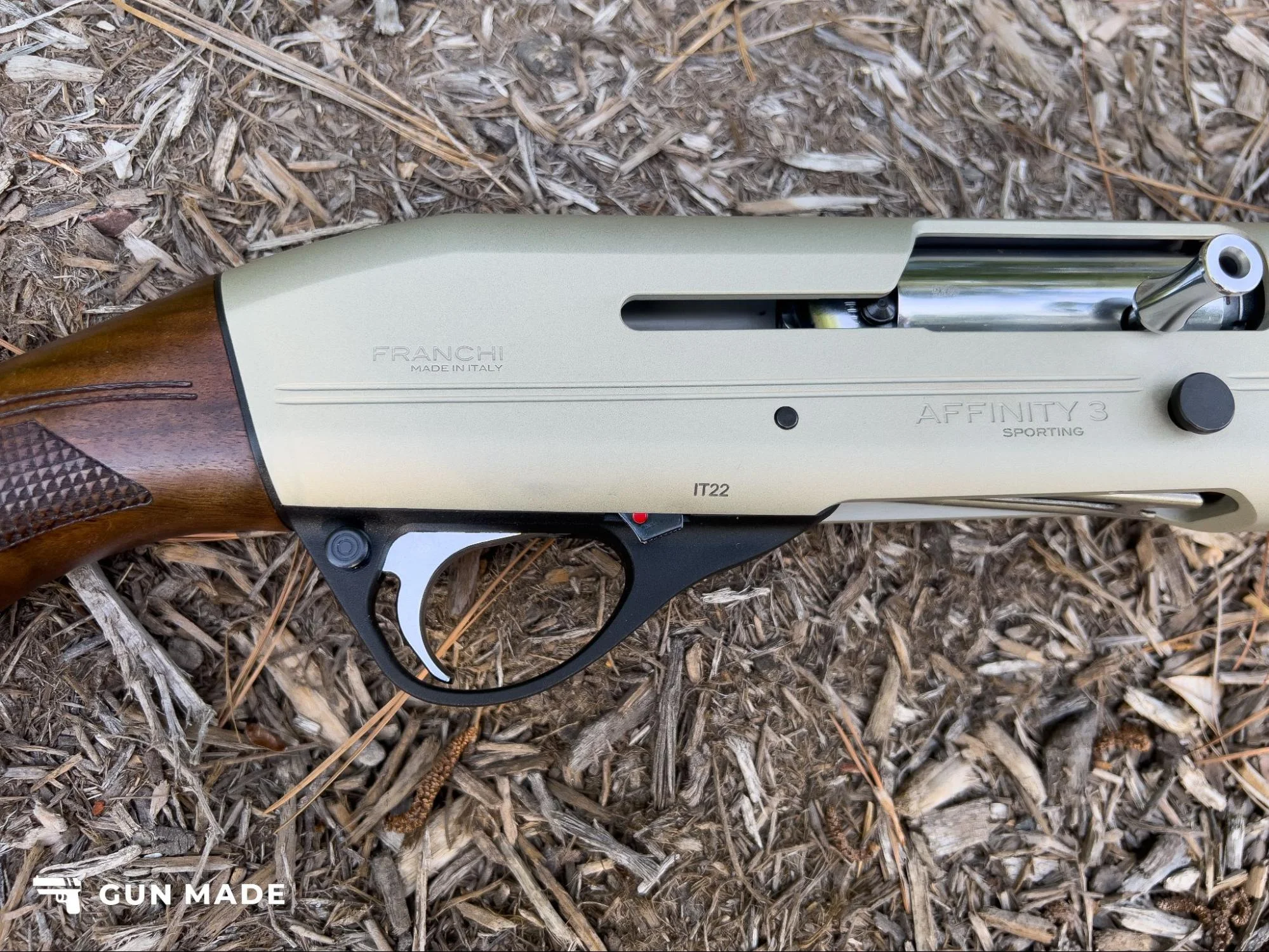 franchi affinity 3 sporting anodized-white receiver