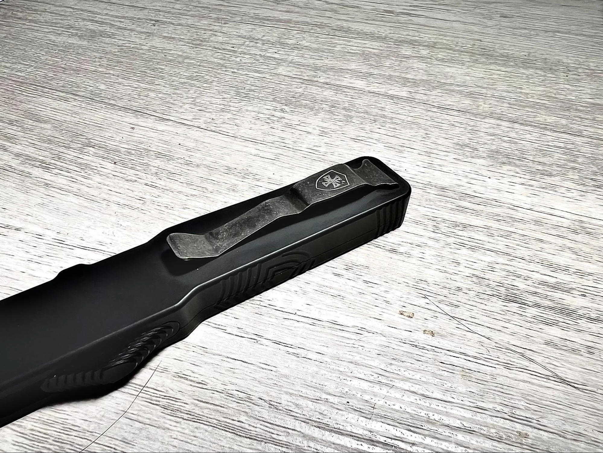 templar excalibur otf knife distressed pocket clip