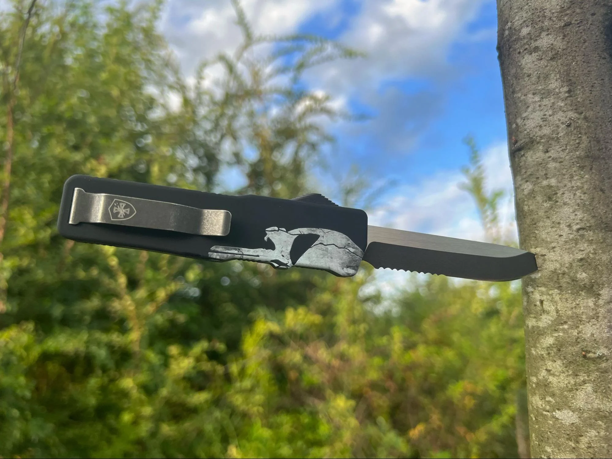 templar excalibur otf knife stuck in tree
