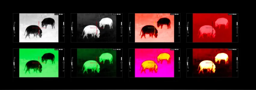 ATN ThOR LTV 320 4-12x Thermal Scope color reticle options 