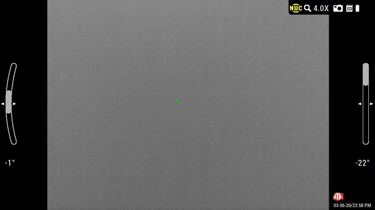 ATN ThOR LTV 320 4-12x Thermal Scope reticle option 1