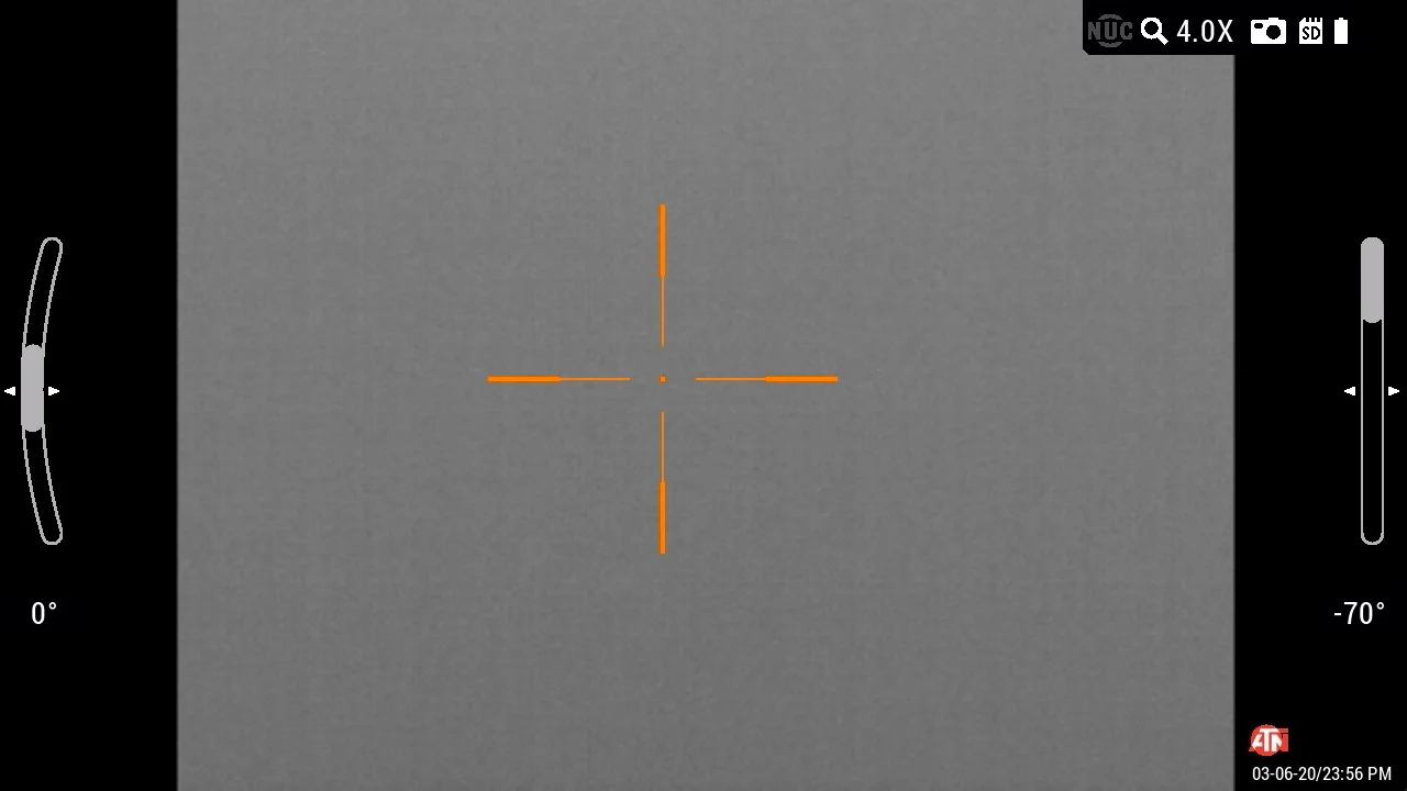 ATN ThOR LTV 320 4-12x Thermal Scope reticle option 3