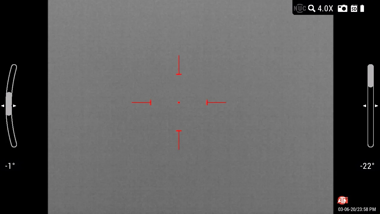 ATN ThOR LTV 320 4-12x Thermal Scope reticle option 4