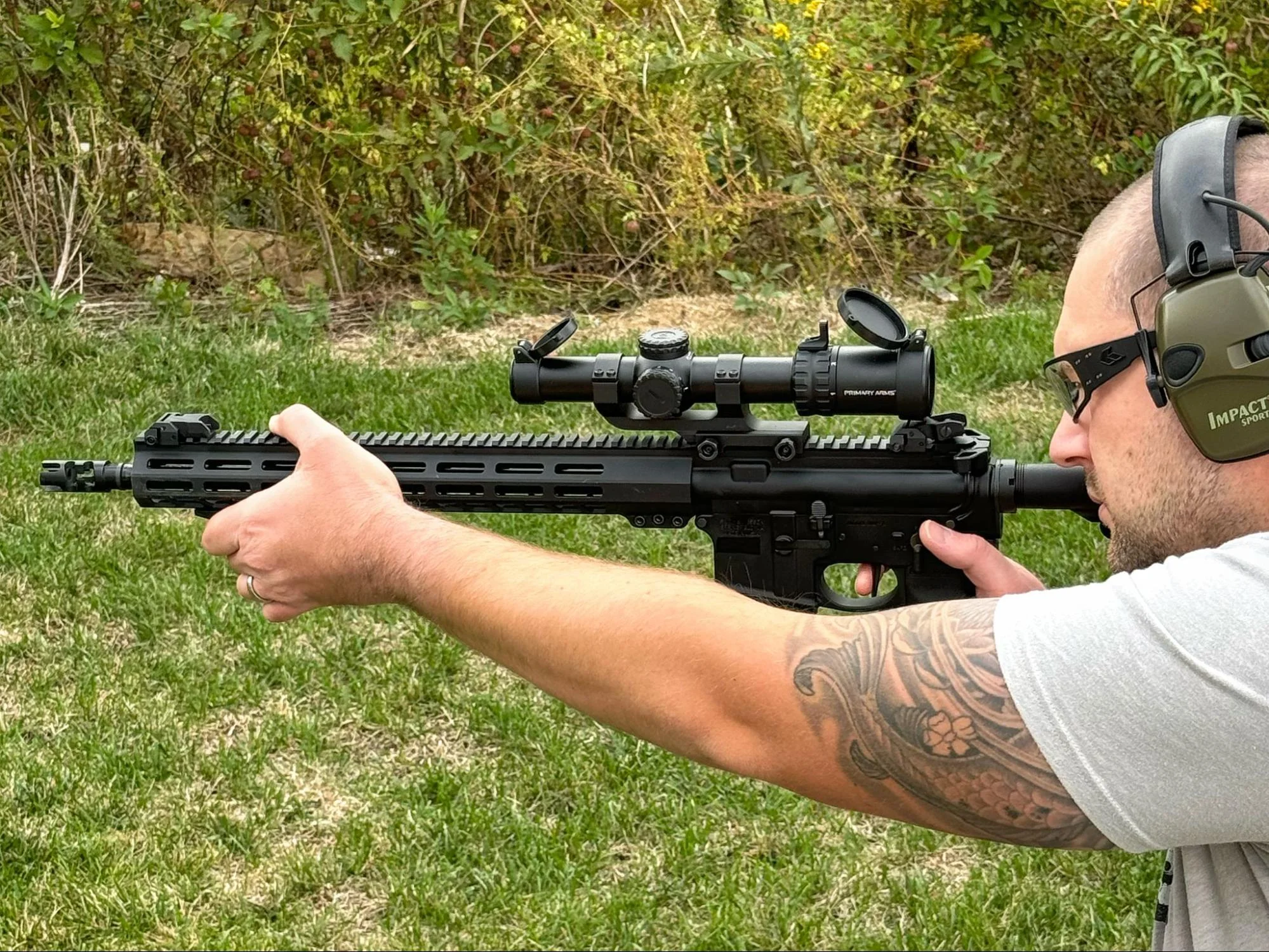 Primary Arms SLx 1-6x24mm SFP Rifle Scope Gen IV mounted on smith wesson m&p15 volunteer xv pro