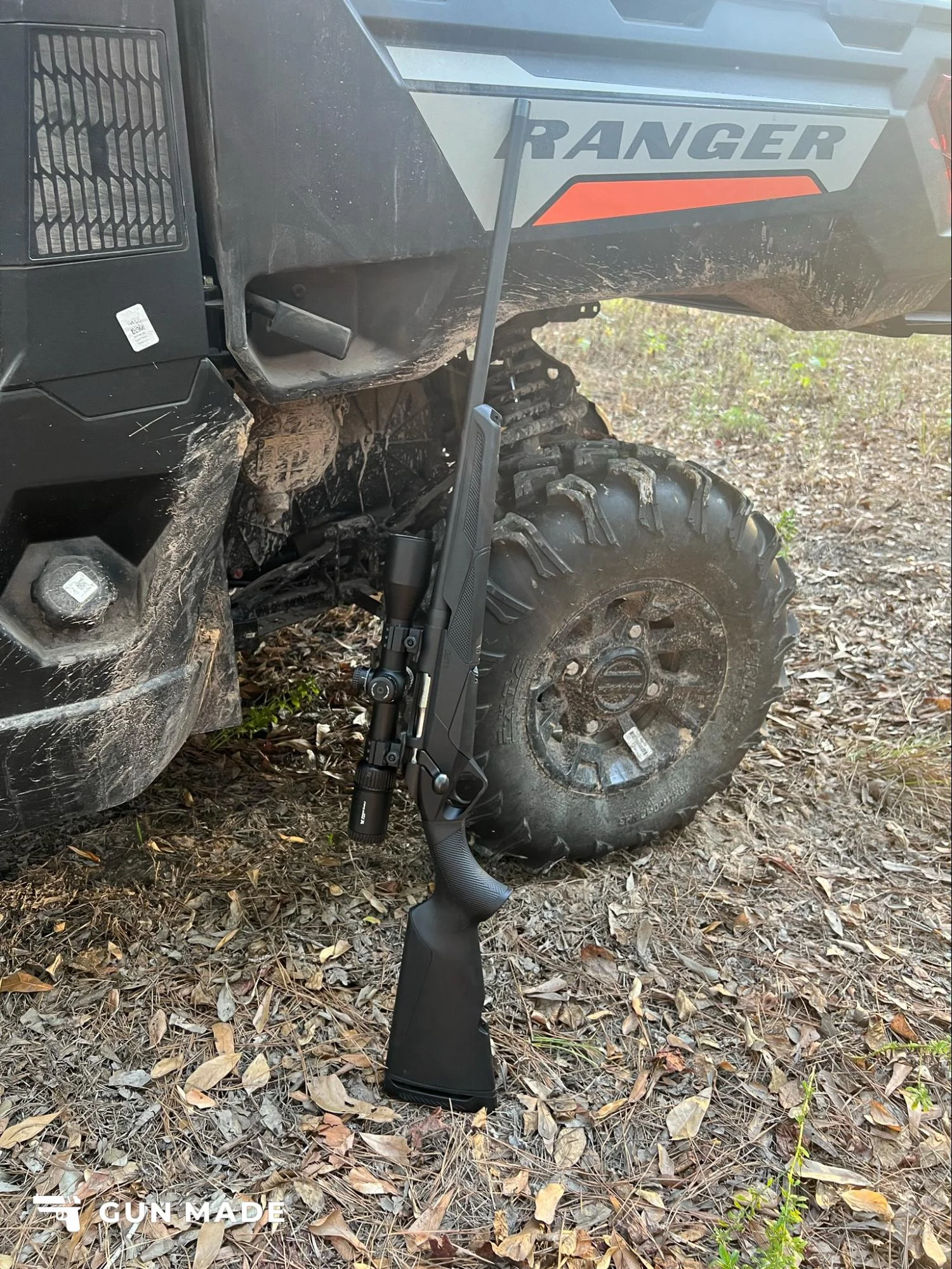 benelli lupo leaning against ranger