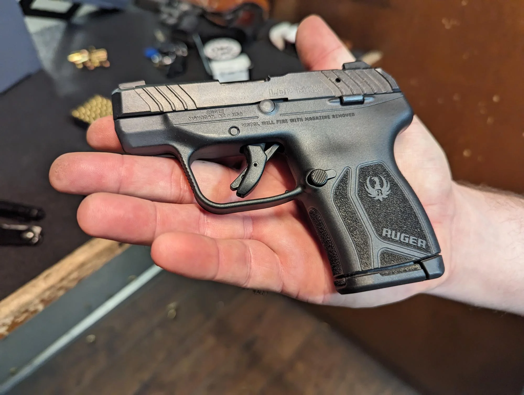ruger lcp max review and hands on test