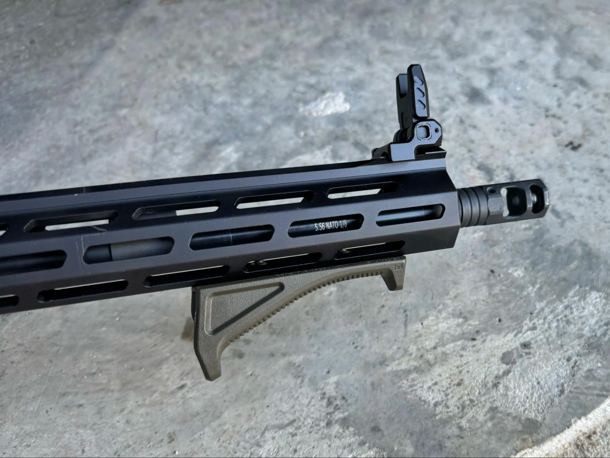 saint victor muzzle brake for end grip