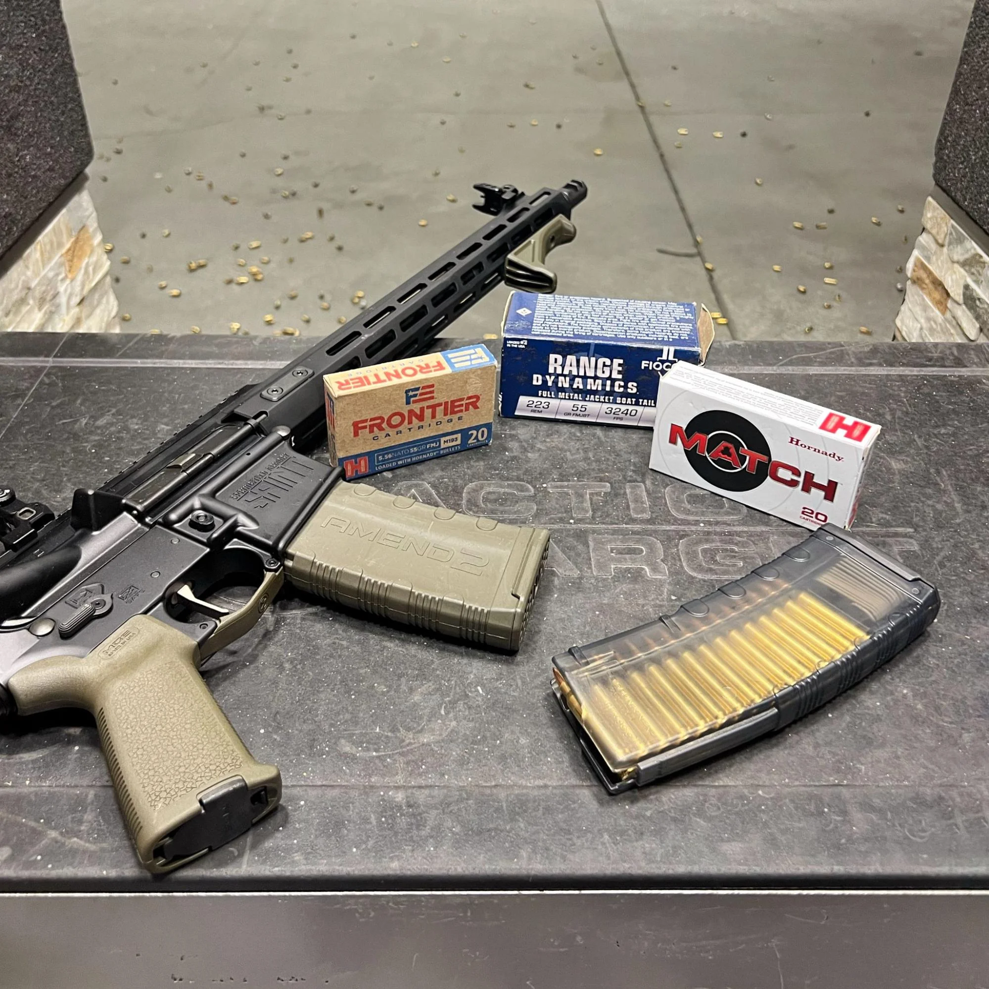 saint victor od green range test