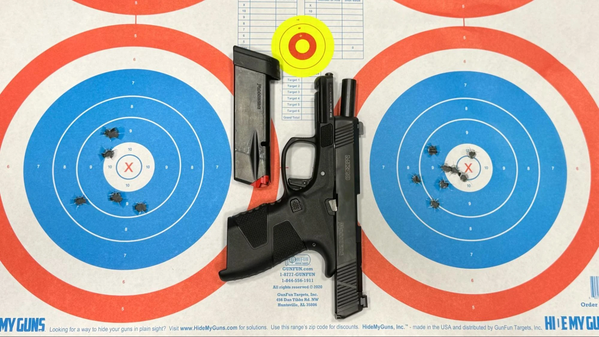 mossberg mc2c range test and groupings