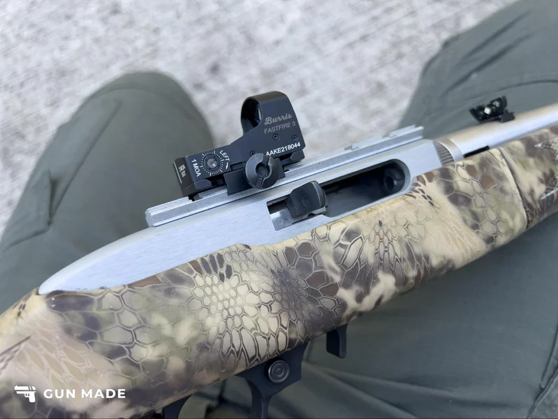 Burris Fastfire 3 mounted on Ruger 10/22 side view