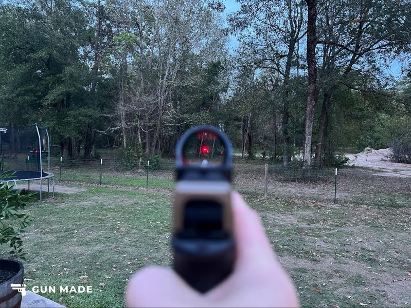 C&H Precision Weapons Comp red dot reticle POV