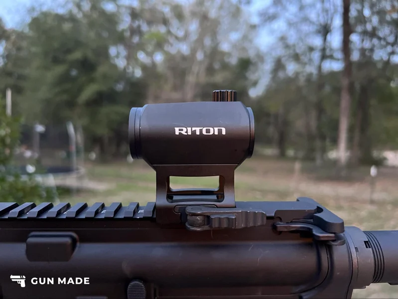 Riton X1 Tactix ARD mounted on delton echo