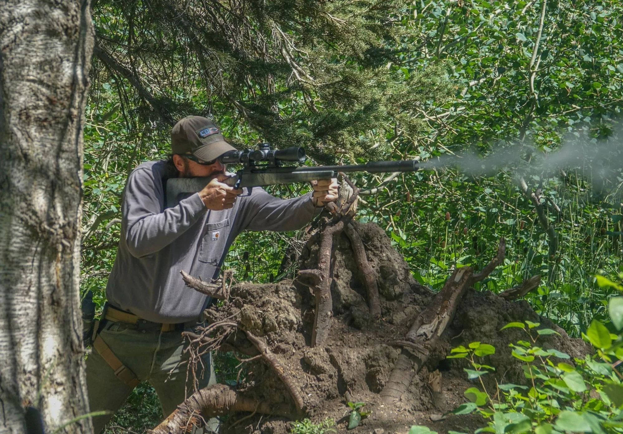 The Springfield Armory Model 2020 Redline rifle paired with the Yankee Hill Machine Nitro N20 suppressor