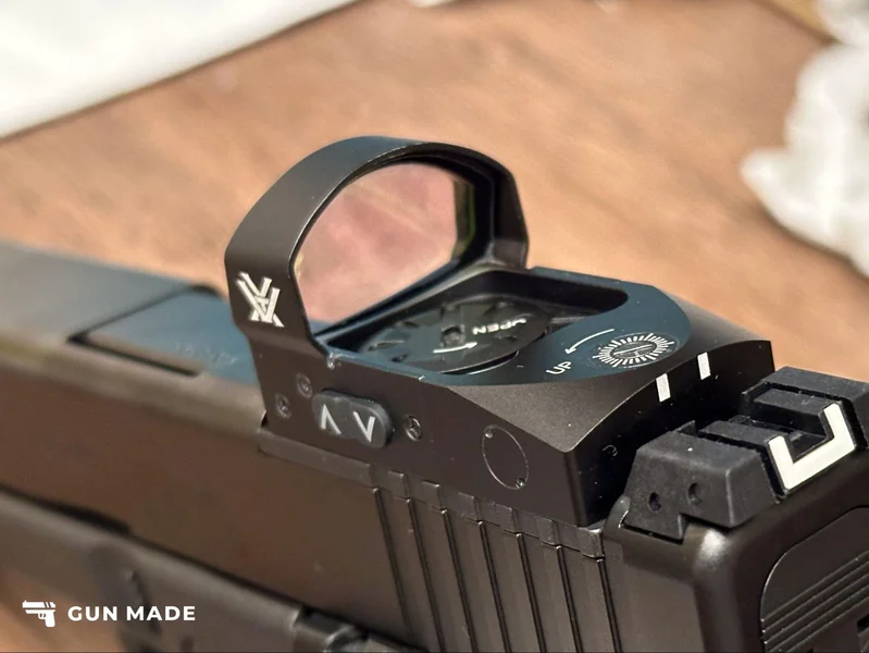 Vortex Venom glock 34 close up controls