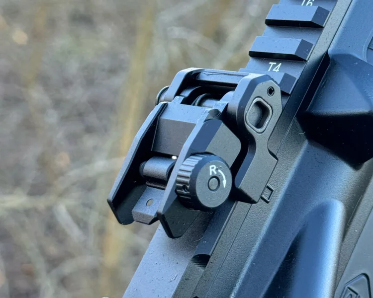 AR-15 front sight flip