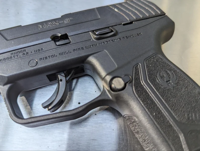 ruger max9 safety trigger slide release