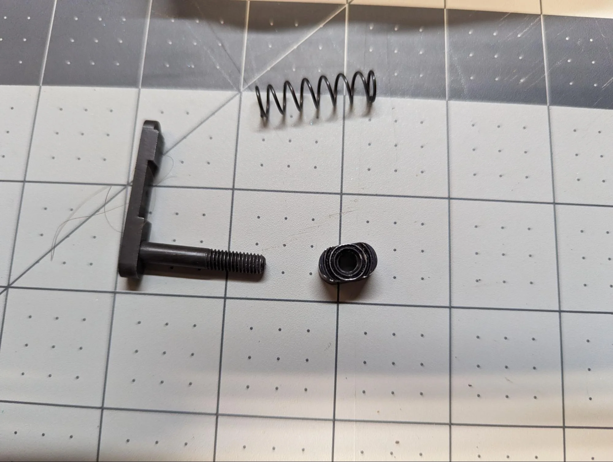 Install the Mag Release and Catch Assembly