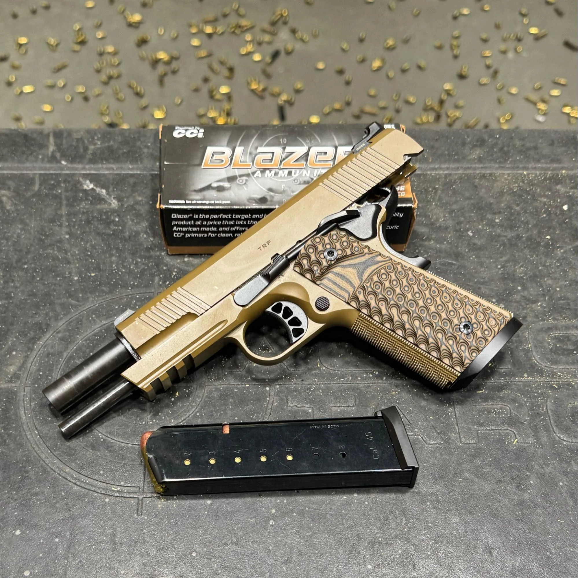Springfield Armory 1911 TRP Coyote Brown