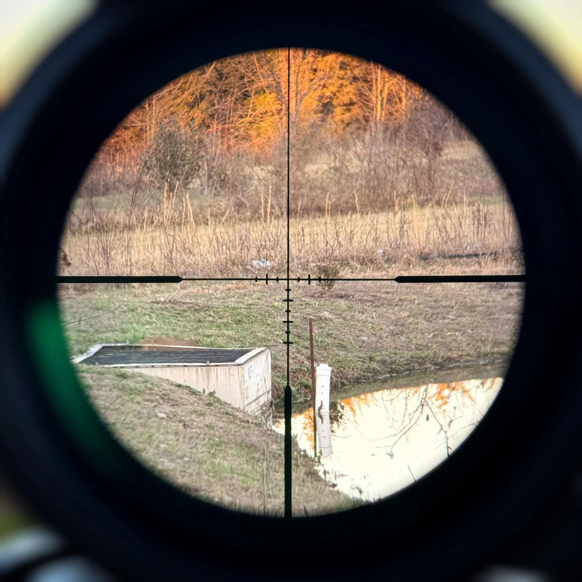 Swampfox Tomahawk II 1-6x24 LPVO reticle view