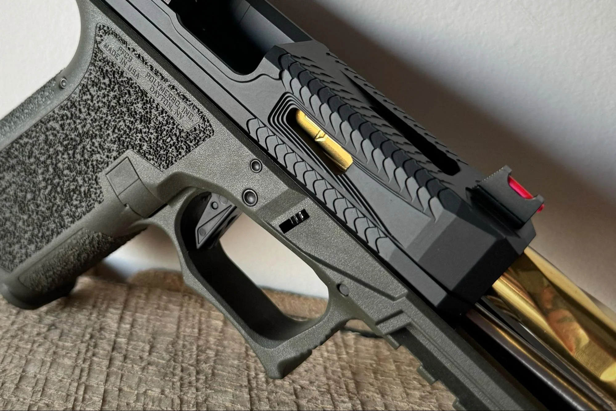 Zaffiri Precision SERPENT Slide polymer80 close up