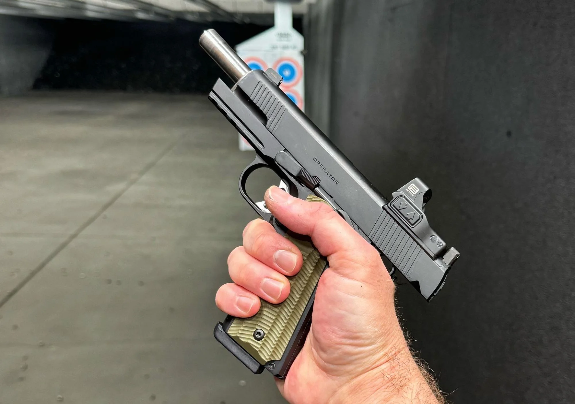 Springfield Armory 1911 Operator AOS hands on range test
