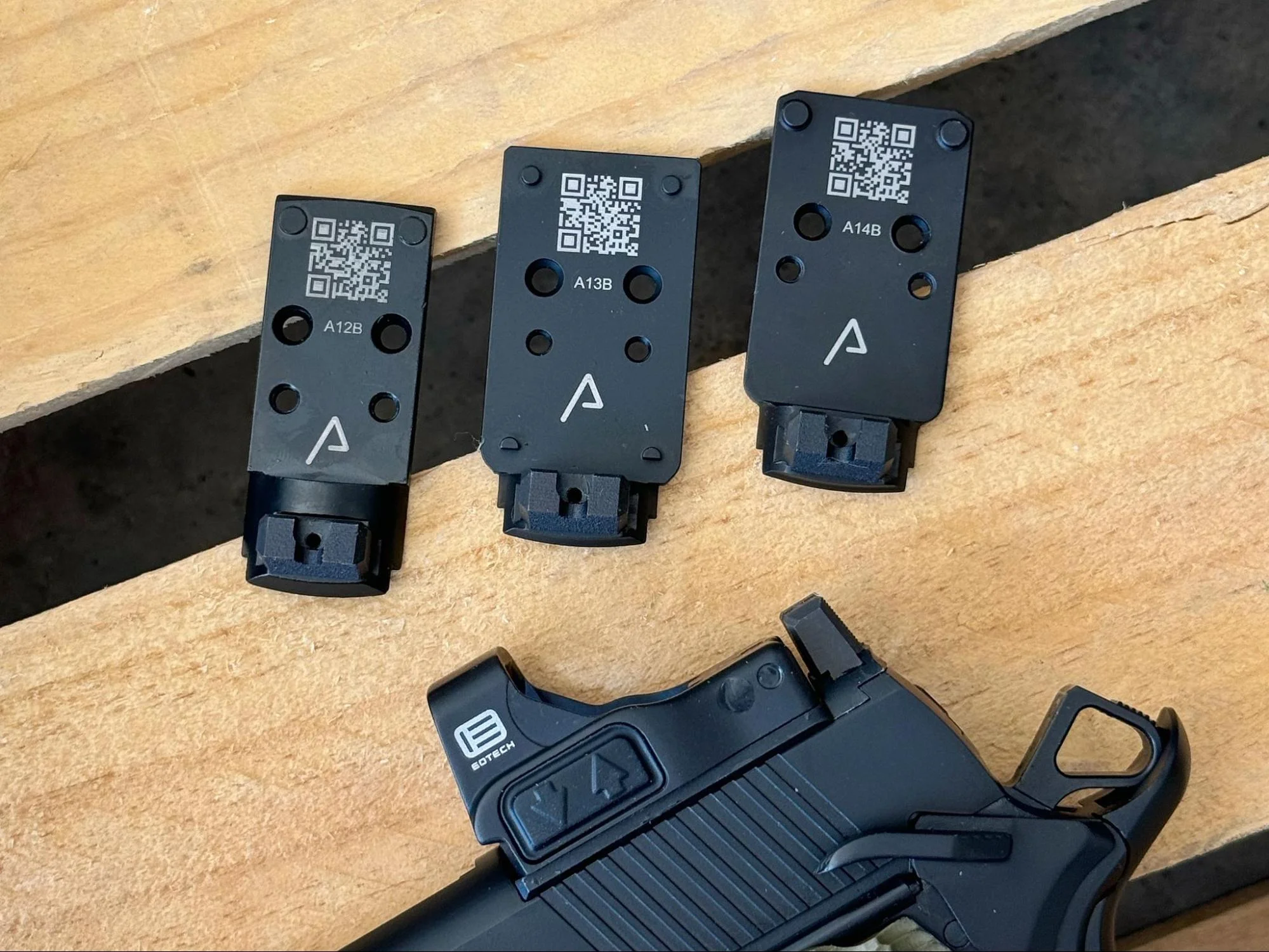 Springfield Armory 1911 Operator AOS optic mount plates