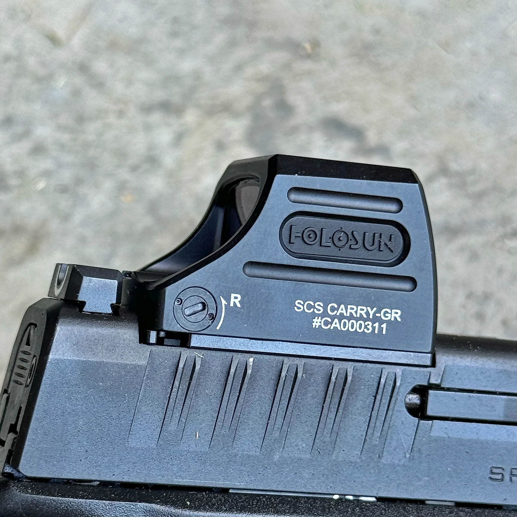 Springfield Hellcat Pro Comp OSP with holosun scs