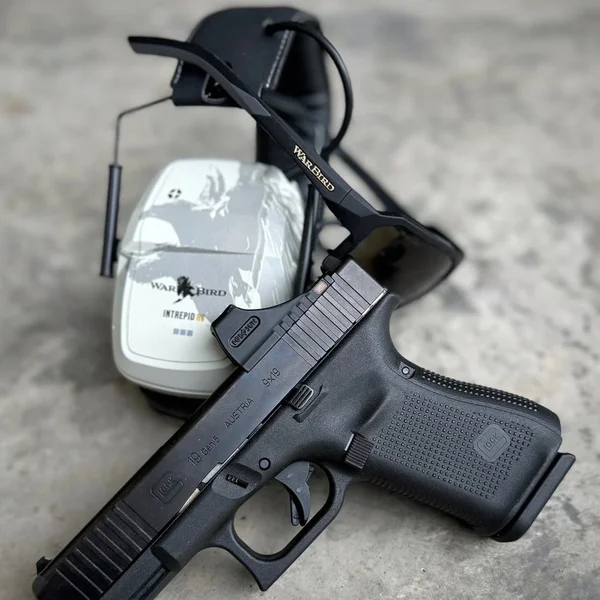 WarBird Intrepid BT electronic hearing protection with a sleek, modern color scheme